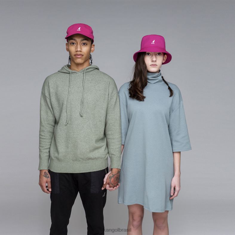 chapelaria | Kangol unissex preto tampa de 5 painéis em relevo Z4880357
