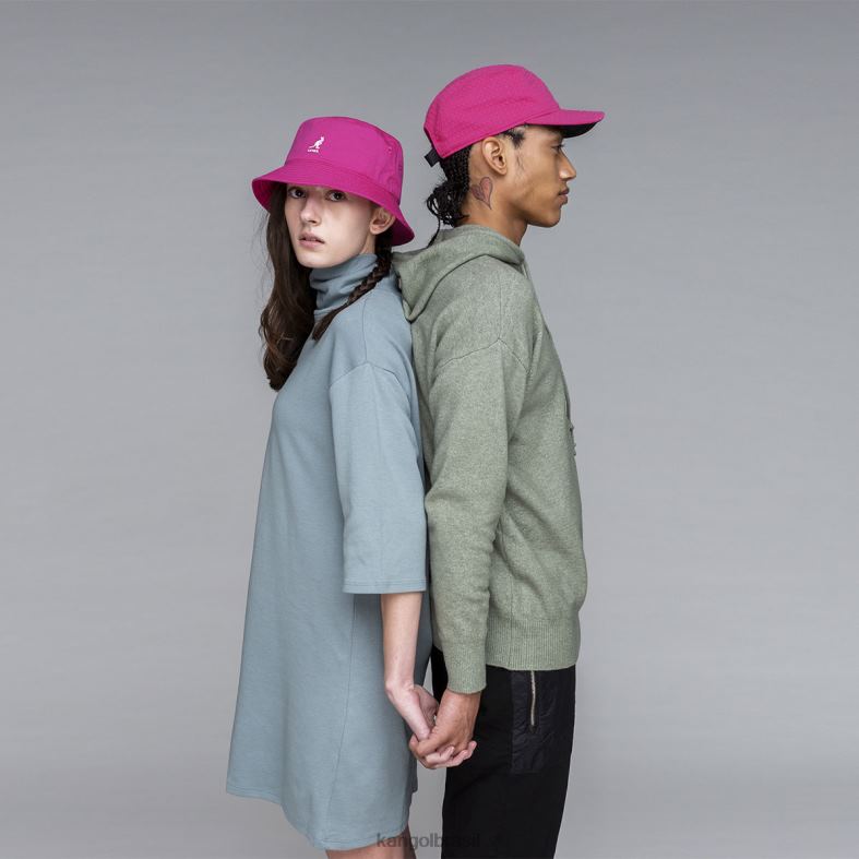 chapelaria | Kangol unissex preto tampa de 5 painéis em relevo Z4880357