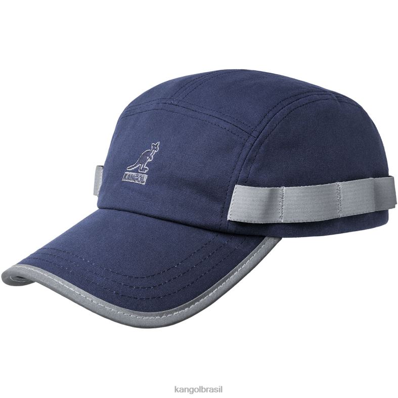 chapelaria | Kangol unissex preto tampa utilitária encerada com 5 painéis Z4880361