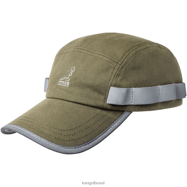chapelaria | Kangol unissex preto tampa utilitária encerada com 5 painéis Z4880361