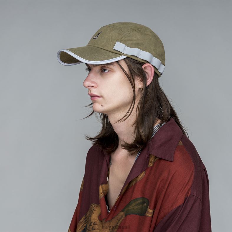 chapelaria | Kangol unissex preto tampa utilitária encerada com 5 painéis Z4880361
