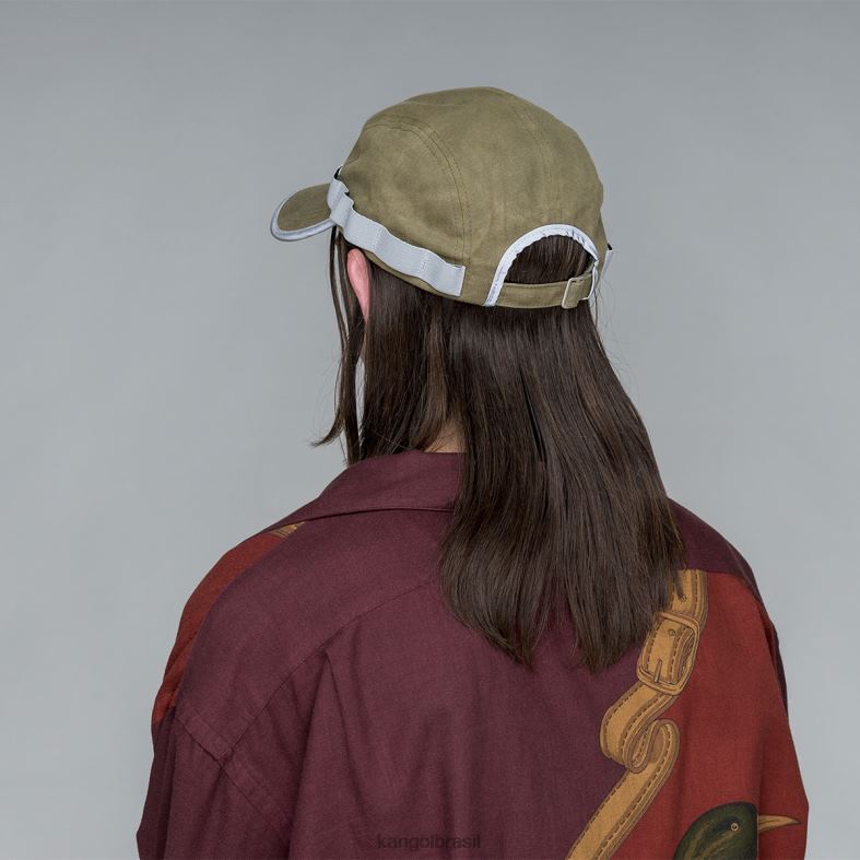 chapelaria | Kangol unissex preto tampa utilitária encerada com 5 painéis Z4880361