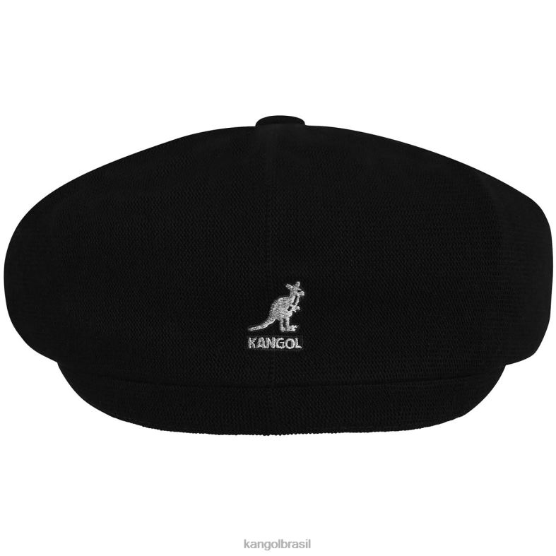 chapelaria | Kangol unissex preto vendedor ambulante de bambu Z4880764