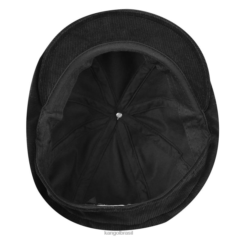 chapelaria | Kangol unissex preto vendedor ambulante de cabos Z4880777