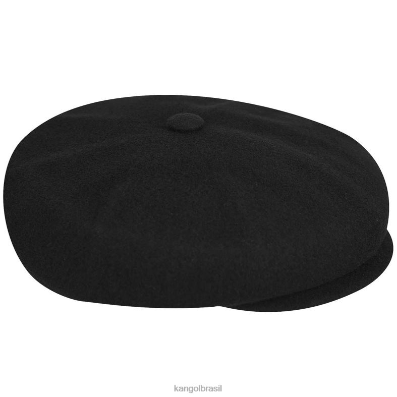 chapelaria | Kangol unissex preto vendedor ambulante de lã Z4880789