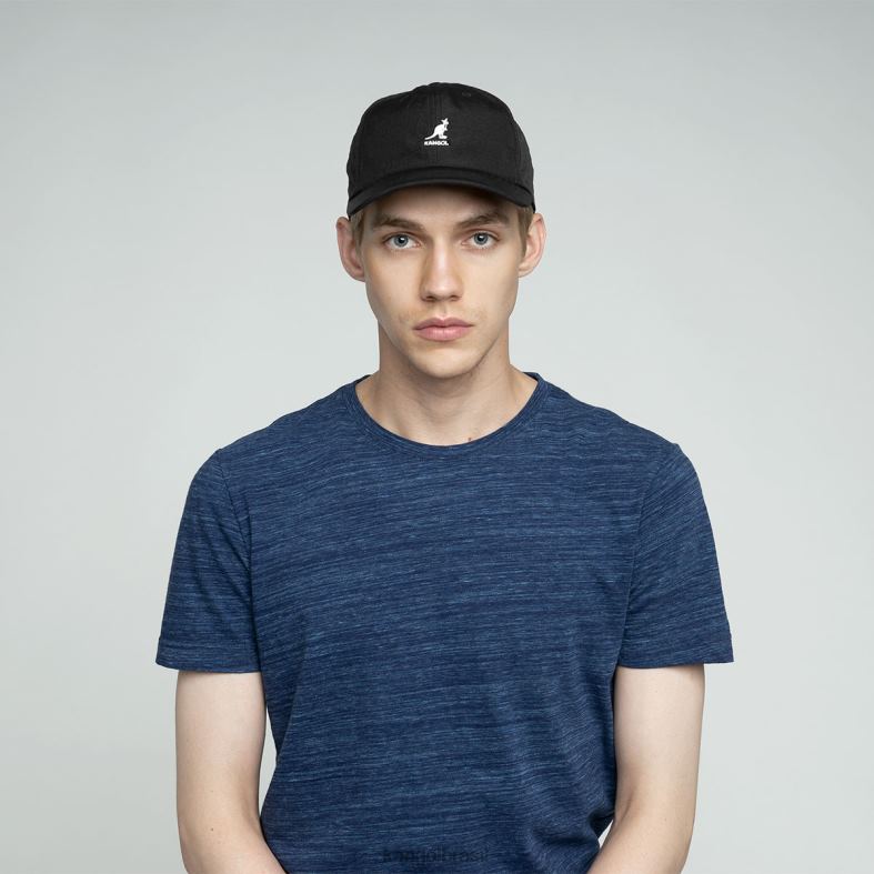chapelaria | Kangol unissex preto wr beisebol de náilon Z4880373