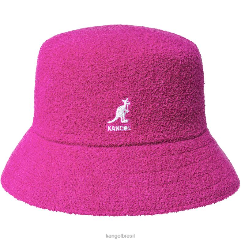 chapelaria | Kangol unissex rosa elétrico balde de bermudas Z4880625