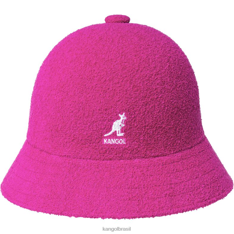 chapelaria | Kangol unissex rosa elétrico bermuda casual Z4880607