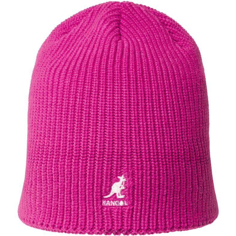 chapelaria | Kangol unissex rosa elétrico cardeal gorro de 2 vias Z4880869