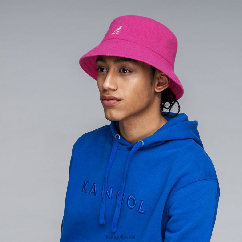 chapelaria | Kangol unissex rosa elétrico lahinch de lã Z4880695