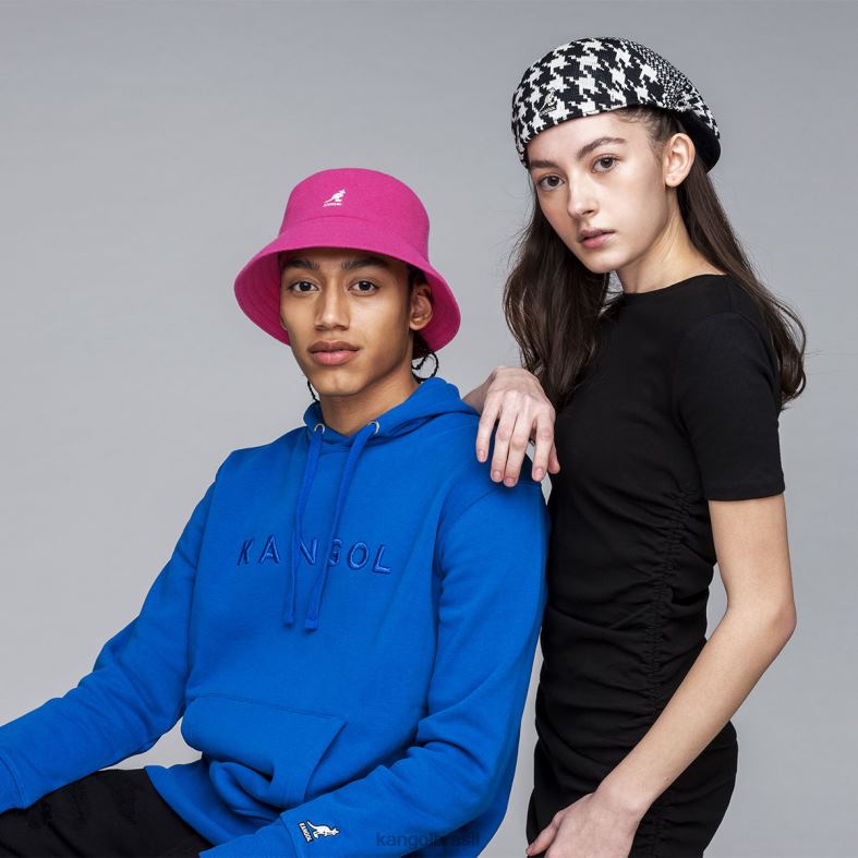 chapelaria | Kangol unissex rosa elétrico lahinch de lã Z4880695
