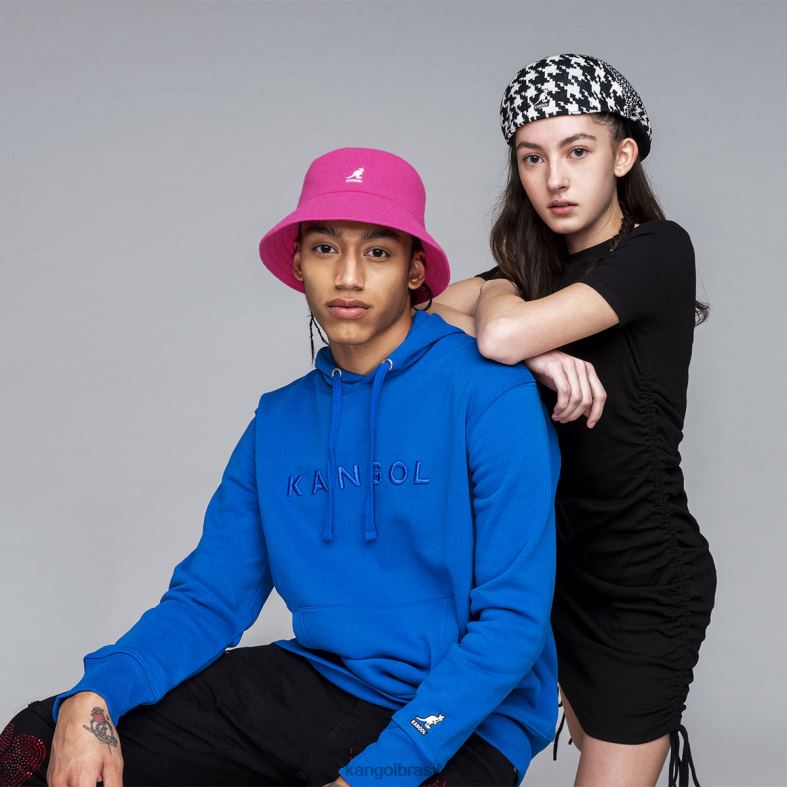 chapelaria | Kangol unissex rosa elétrico lahinch de lã Z4880695