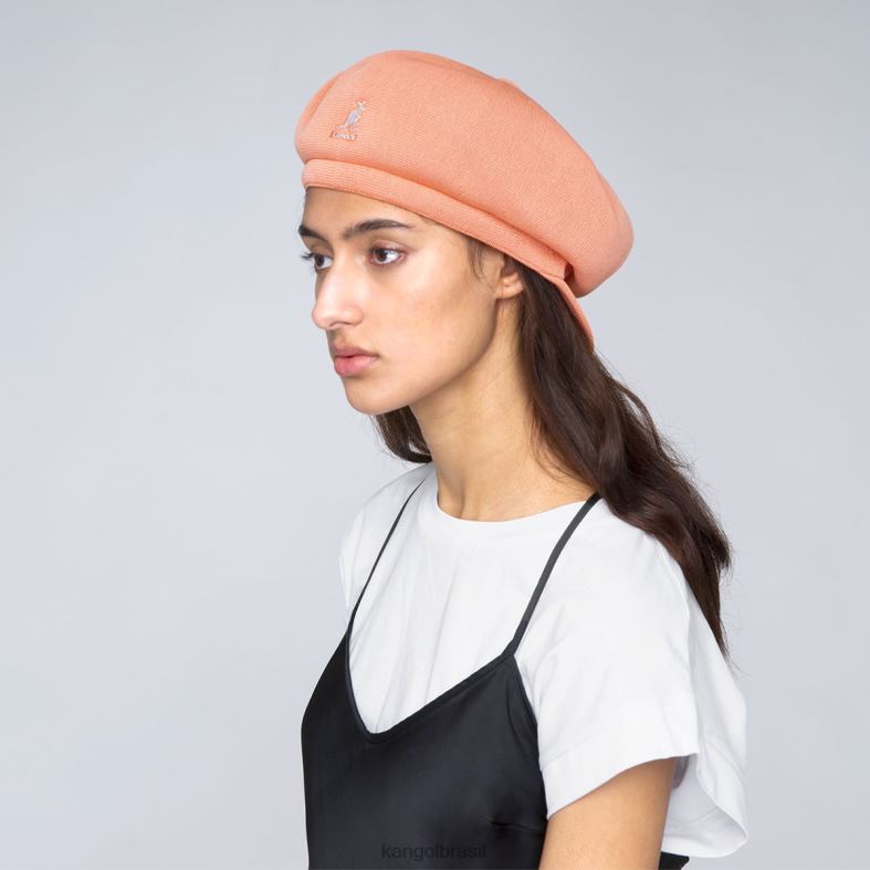 chapelaria | Kangol unissex rosa pêssego cabeça quente tropical Z4880889