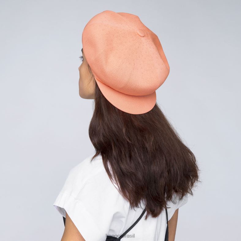 chapelaria | Kangol unissex rosa pêssego cabeça quente tropical Z4880889