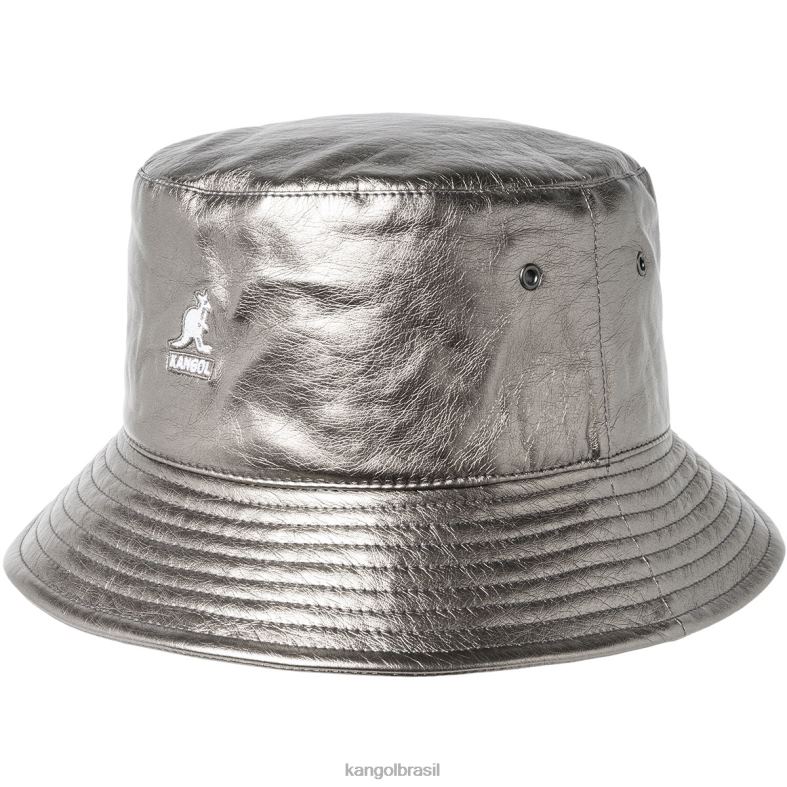 chapelaria | Kangol unissex ruga de bronze balde do futuro com protetores de orelha Z4880688