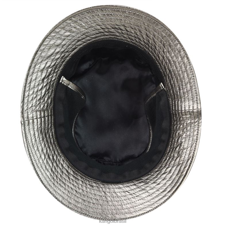 chapelaria | Kangol unissex ruga de bronze balde do futuro com protetores de orelha Z4880688