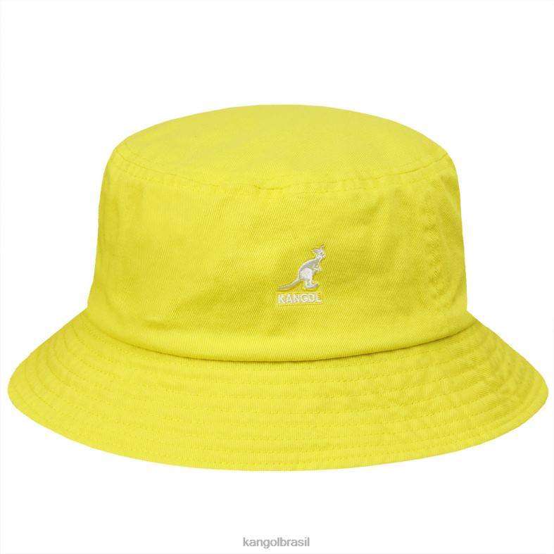 chapelaria | Kangol unissex sorvete de limão chapéu balde lavado Z4880585