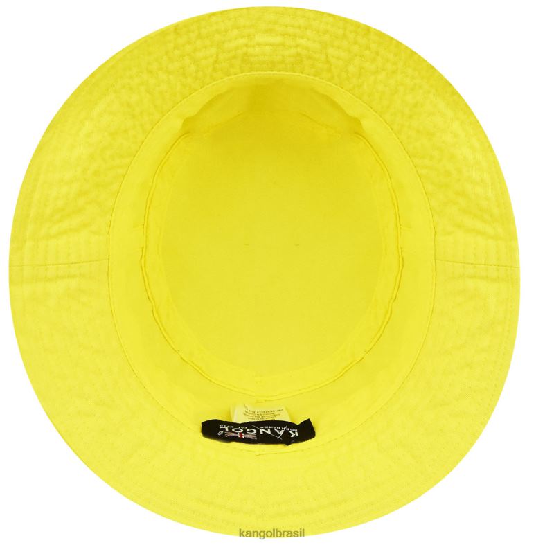 chapelaria | Kangol unissex sorvete de limão chapéu balde lavado Z4880585