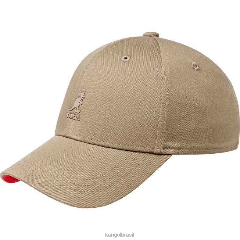chapelaria | Kangol unissex taupe beisebol de ajuste elástico Z4880376