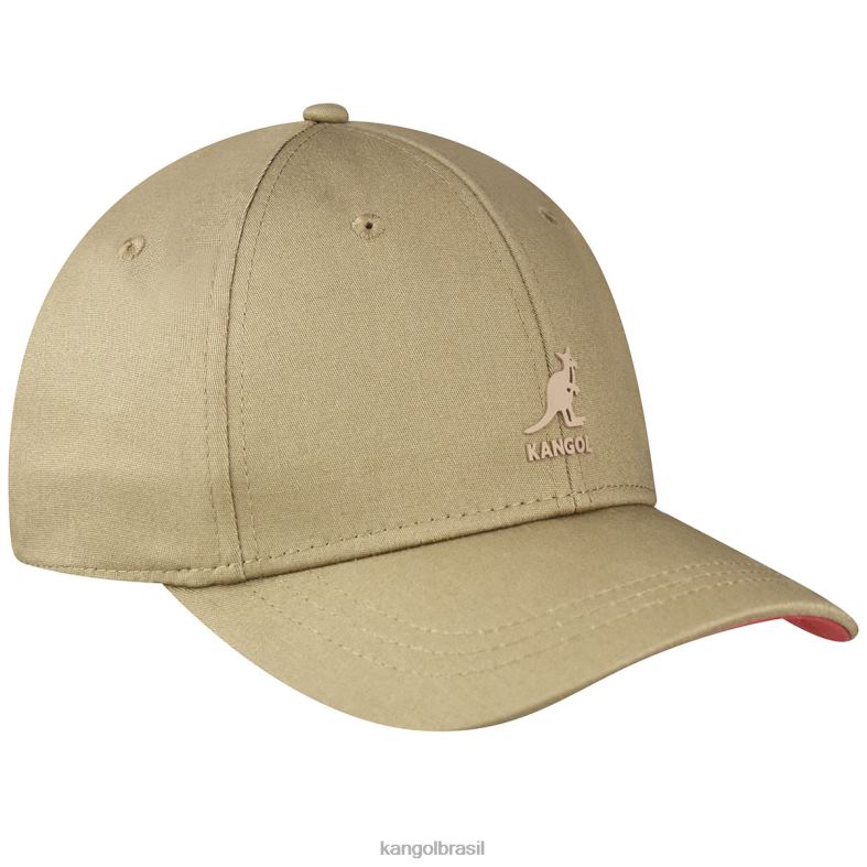 chapelaria | Kangol unissex taupe beisebol de ajuste elástico Z4880376