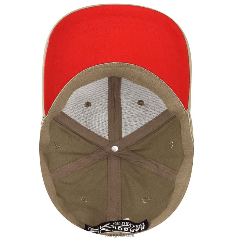 chapelaria | Kangol unissex taupe beisebol de ajuste elástico Z4880376