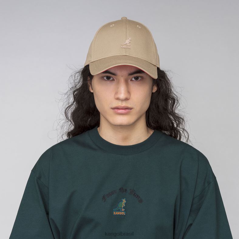 chapelaria | Kangol unissex taupe beisebol de ajuste elástico Z4880376