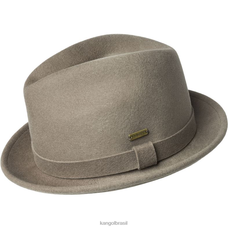 chapelaria | Kangol unissex taupe jogador polido Z4880902