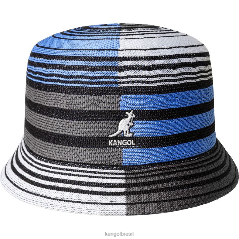 chapelaria | Kangol unissex tira negra caixa de listras digitais Z4880495