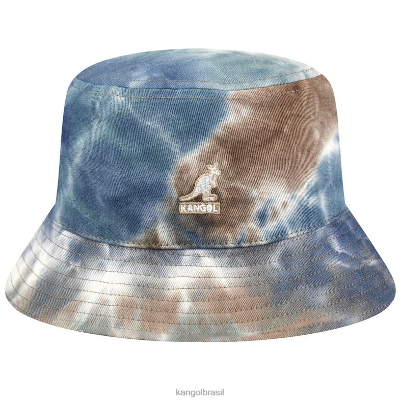 chapelaria | Kangol unissex tom de terra balde de tie dye Z4880525