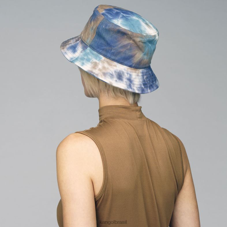 chapelaria | Kangol unissex tom de terra balde de tie dye Z4880525
