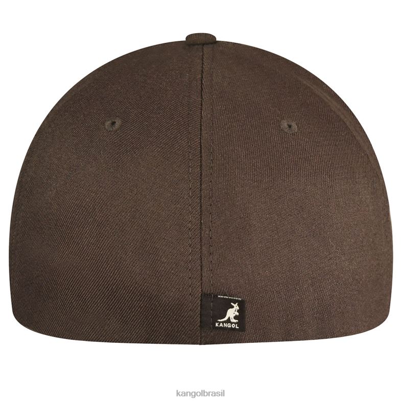 chapelaria | Kangol unissex turfa marrom beisebol flexfit de lã Z4880328