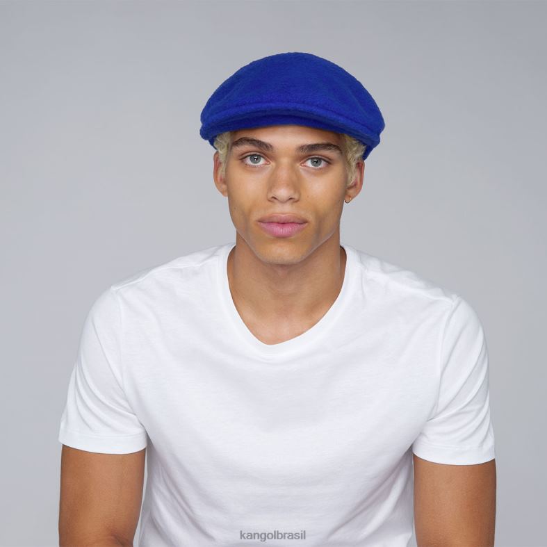 chapelaria | Kangol unissex ultramarino eua woollux 504 - edição limitada Z4880113