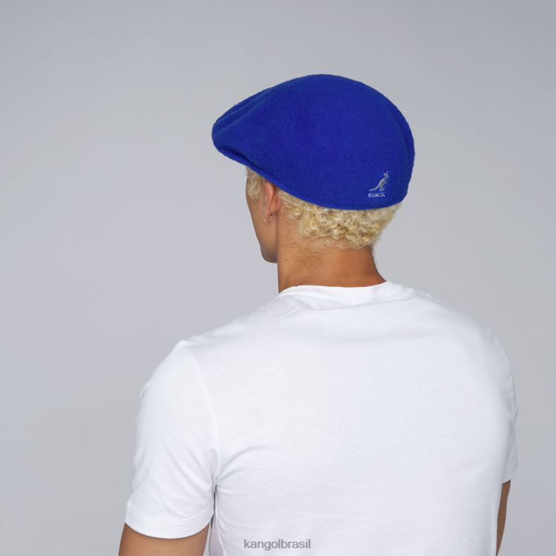 chapelaria | Kangol unissex ultramarino eua woollux 504 - edição limitada Z4880113