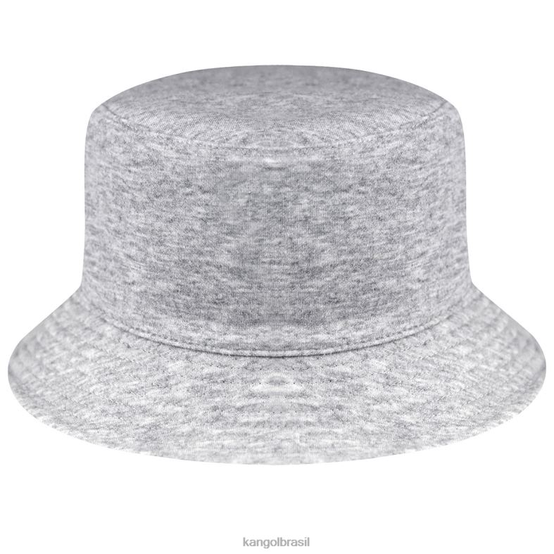 chapelaria | Kangol unissex urze cinza claro balde de rotação do clube Z4880547