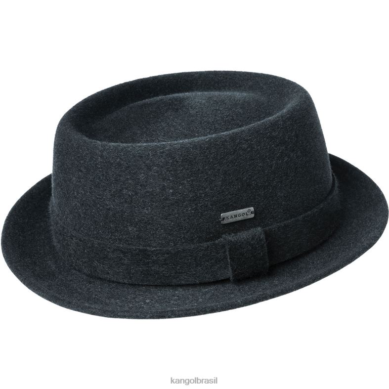chapelaria | Kangol unissex urze de líquen escuro torta de carne de porco polida Z4880803