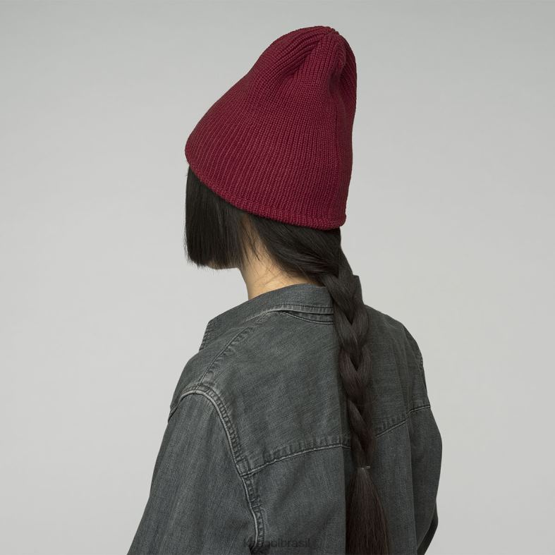 chapelaria | Kangol unissex veludo vermelho cardeal gorro de 2 vias Z4880867