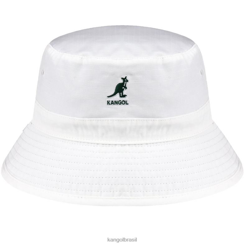 chapelaria | Kangol unissex verde branco balde reversível de golfe Z4880468