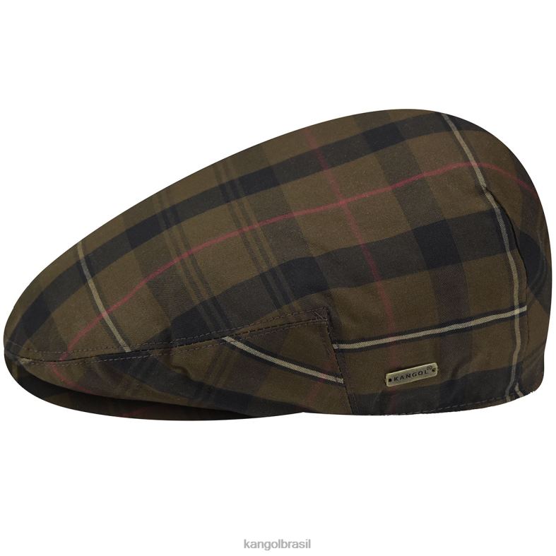 chapelaria | Kangol unissex xadrez de mogno seixos britânicos Z4880769
