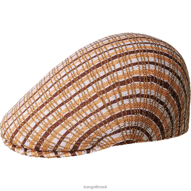 chapelaria | Kangol unissex xadrez natural xadrez de preparação 507 Z4880171