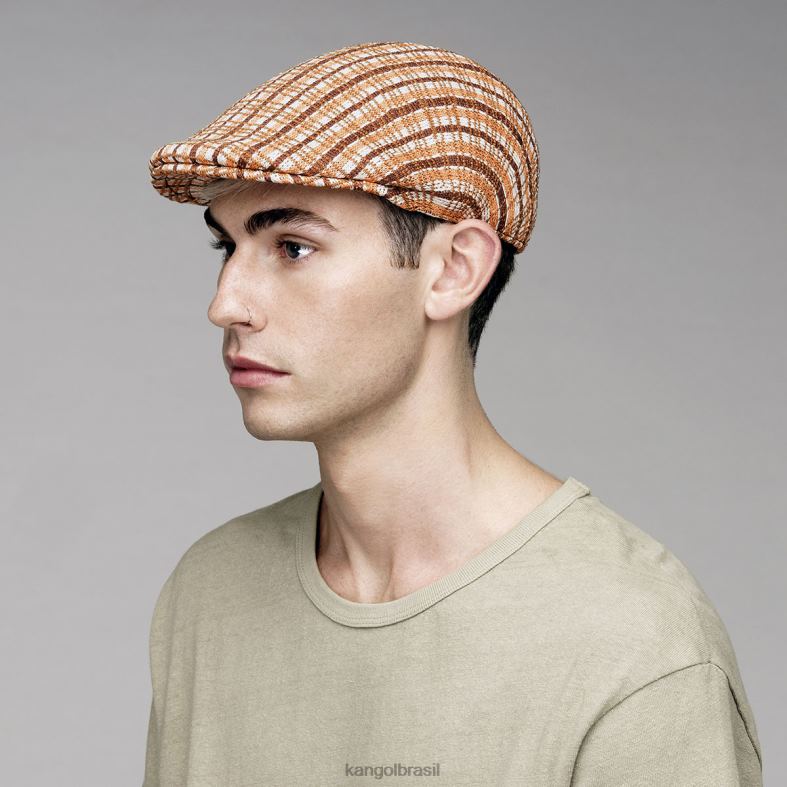 chapelaria | Kangol unissex xadrez natural xadrez de preparação 507 Z4880171