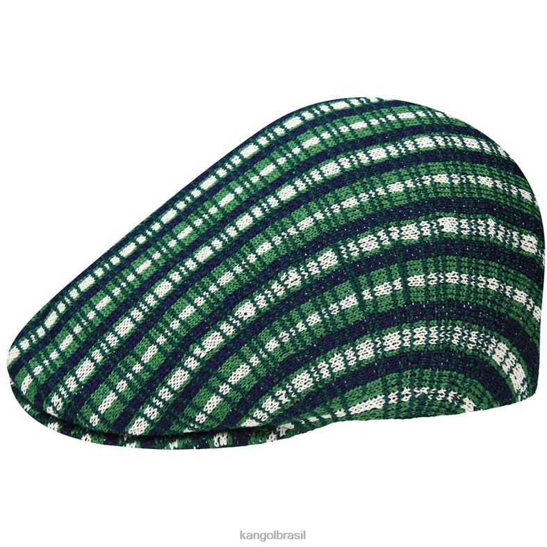 chapelaria | Kangol unissex xadrez verde xadrez de preparação 507 Z4880169