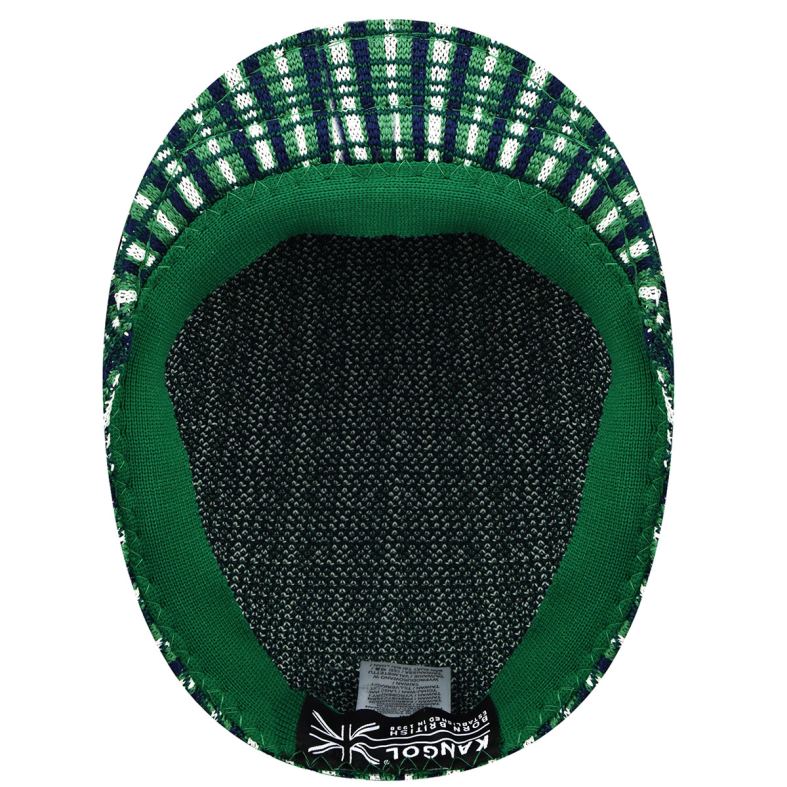 chapelaria | Kangol unissex xadrez verde xadrez de preparação 507 Z4880169