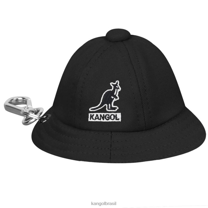 acessórios | Kangol unissex preto chaveiro casual kangol Z48801259