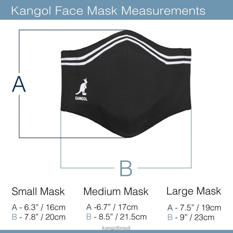 acessórios | Kangol unissex marinha máscara facial kangol Z4880926