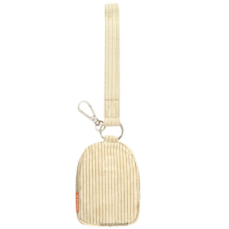 mini bolsa | Kangol unissex bege charme cordão v mini bolsa Z48801248