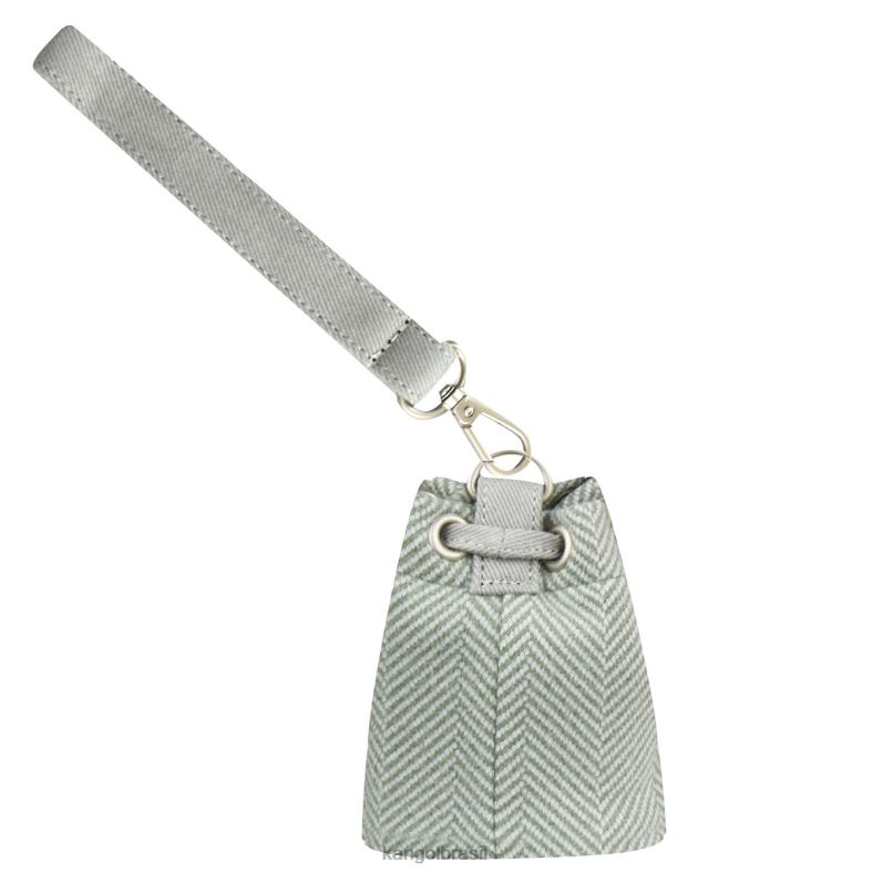 mini bolsa | Kangol unissex hortelã charme de mini bolsa de espinha de peixe Z48801258