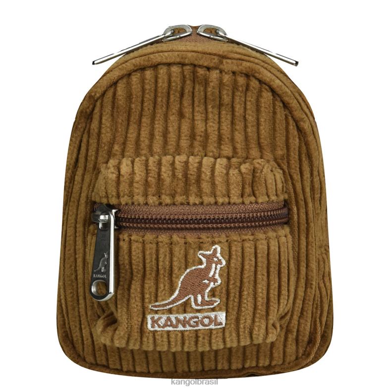 mini bolsa | Kangol unissex marrom charme cordão v mini bolsa Z48801249