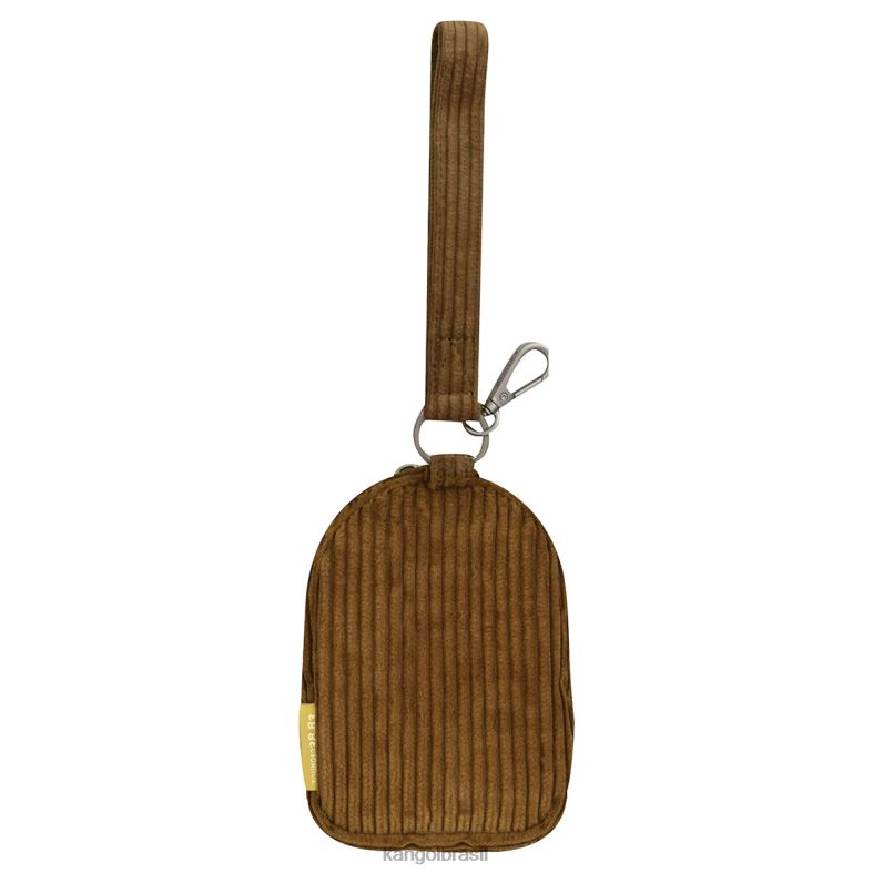 mini bolsa | Kangol unissex marrom charme cordão v mini bolsa Z48801249