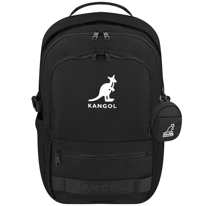 acessórios | Kangol unissex preto mochila leve linear Z4880952