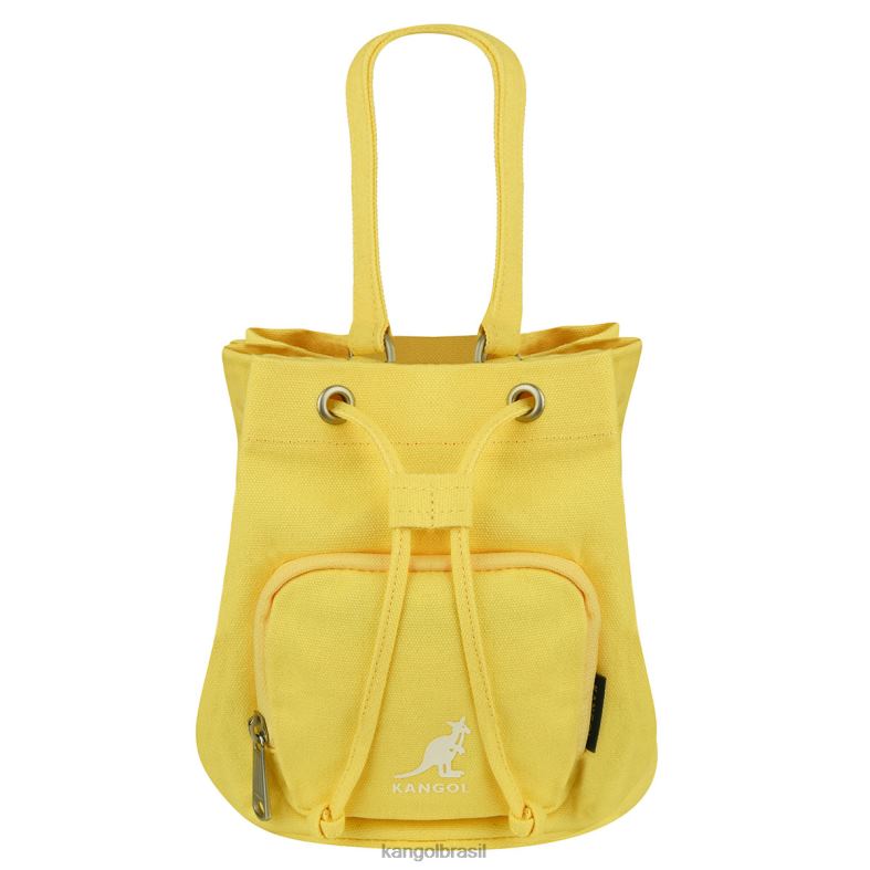 acessórios | Kangol unissex amarelo saco de balde de lona da sorte Z4880942